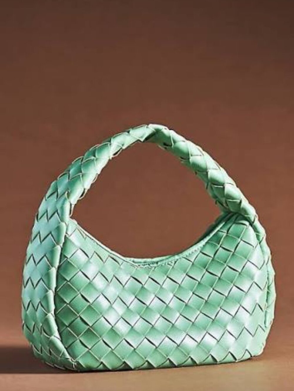 Anthropologie The Inez Woven Faux Leather Bag